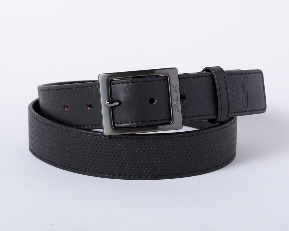 RLX Embossed Leather belt